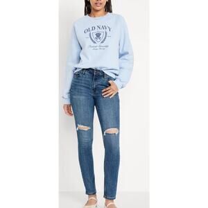 Old Navy Rockstar Super Skinny With Ripped Knees Size 10